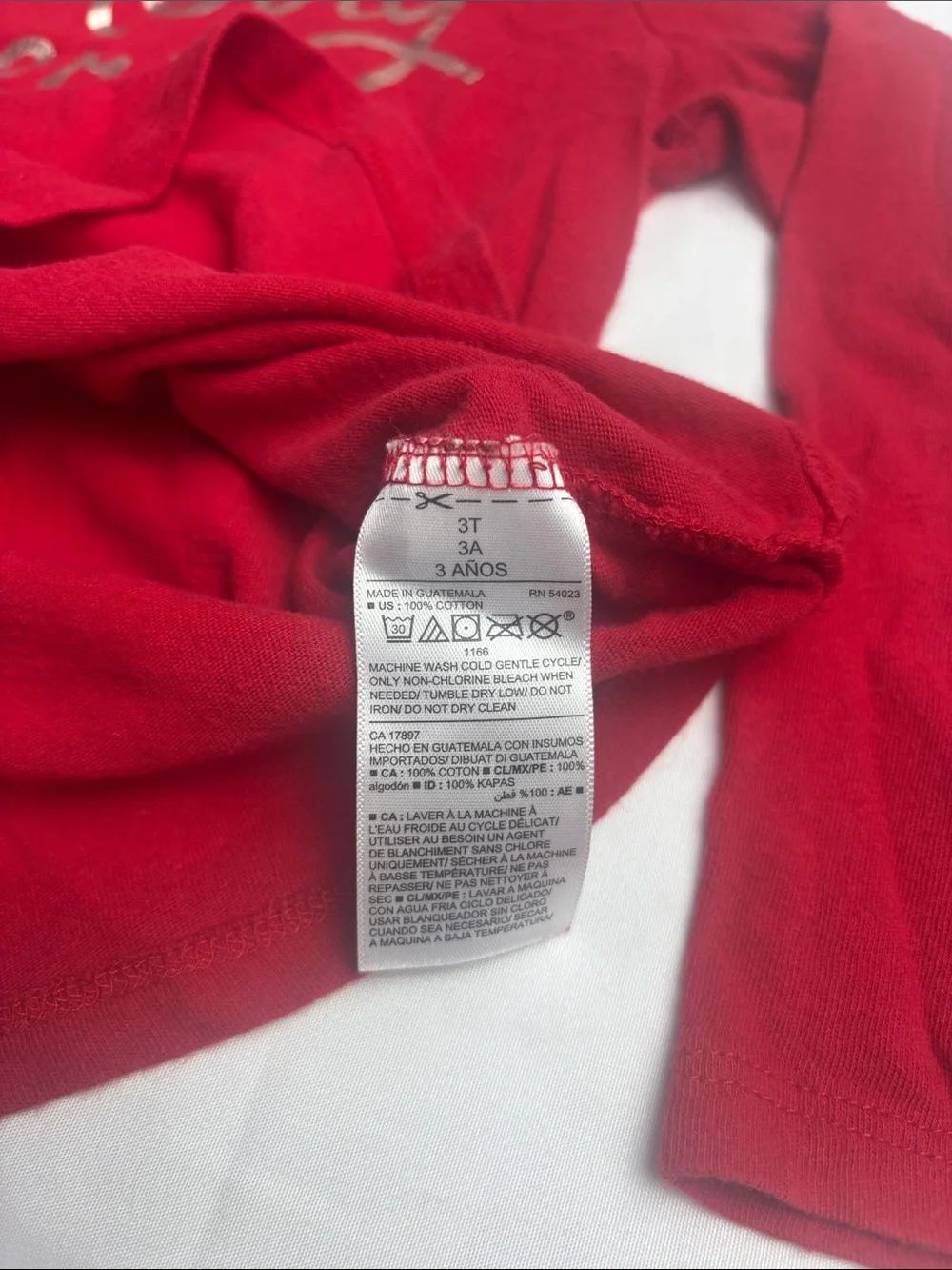 Toddler Girls’ Long Sleeve Shirt. Old Navy. “Merry Everything & Always” Size 3T